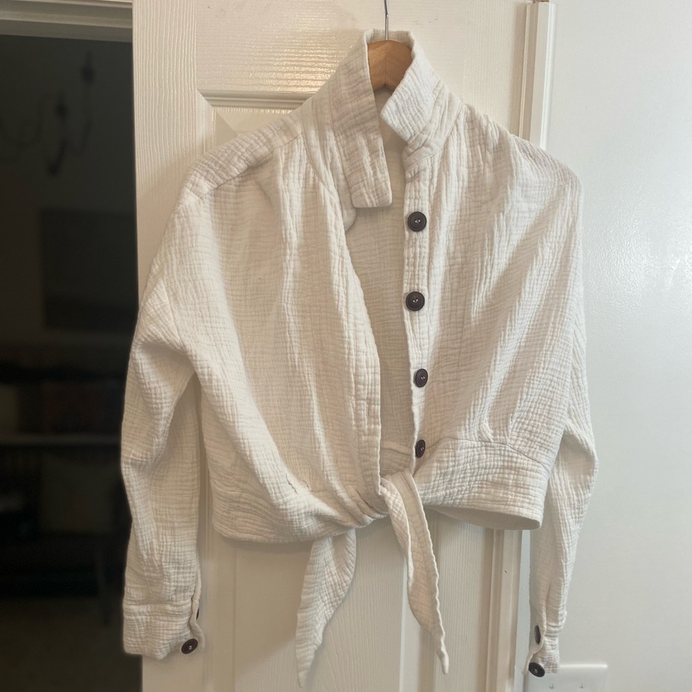 Free people white top